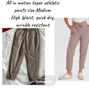all in motion Mauve-Taupe Tapered Active Pants